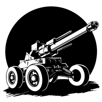 recommend clip art: Artillery Gun