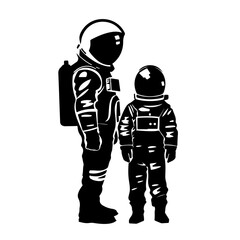 Astronaut Father And Son