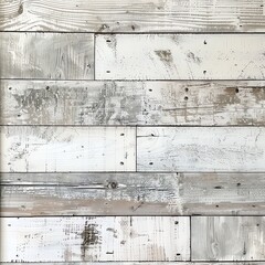 White Distressed Wooden Planks Texture