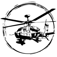 Attack Helicopter Gunship