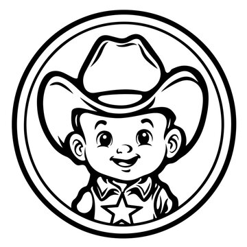 recommend clip art: Baby Cowboy