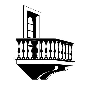 recommend clip art: Balcony Balustrade