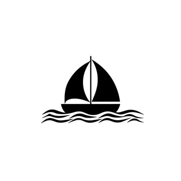 recommend clip art: sailing boat on water