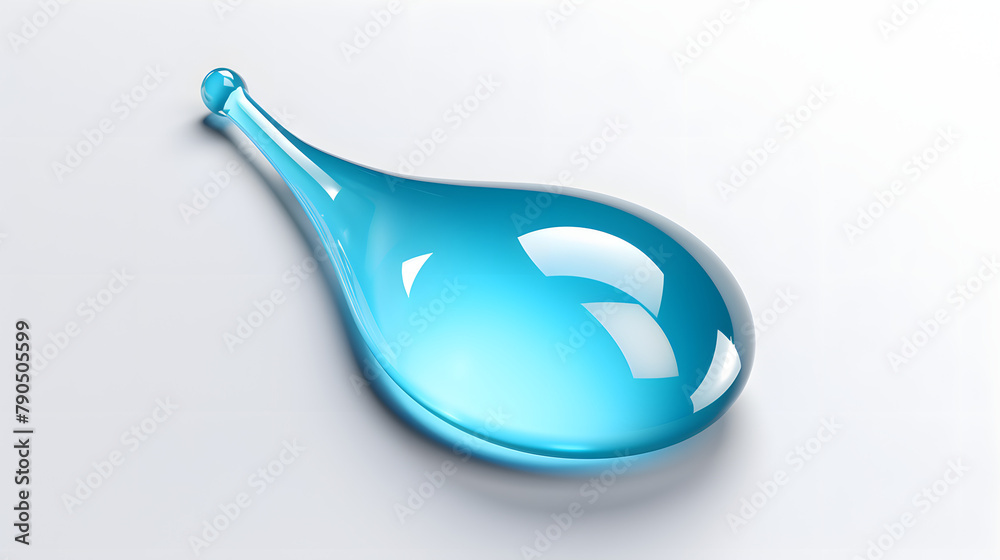 Poster drizzle icon 3d