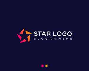 Modern star logo