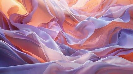 Obraz premium Elegant Harmony and Luminous Central Glow in Pink and Purple Tones