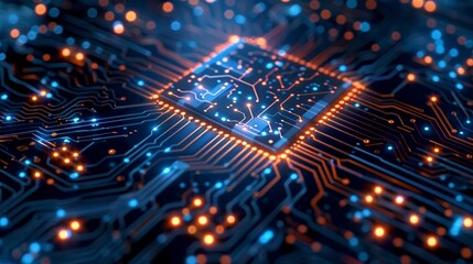 Generative AI technology has played a pivotal role in the creation of computer equipment with blockchain circuits and information processors.