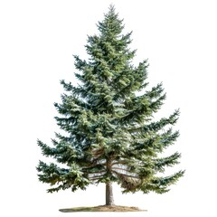 isolated Pine Tree with white background  