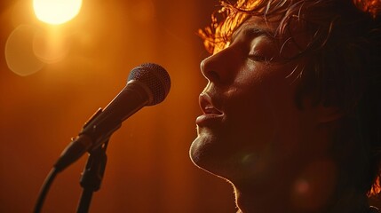 A voice coach during a lesson, capturing the guidance and expertise in vocal training.