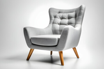 Fototapeta premium armchair isolated on white background