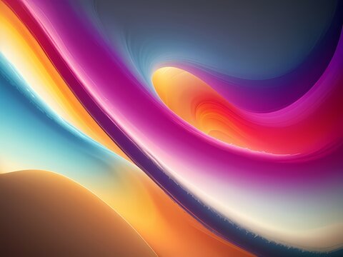 Abstract background colorful wave pattern, red, orange, purple 