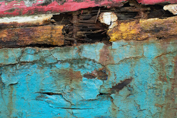 Weathered and damaged paint texture