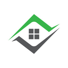 simple and elegant housing logo design