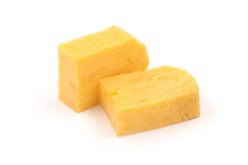 Japanese style food on a white background