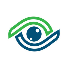 health and eye care logo design