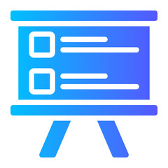Obraz premium feedback gradient icon