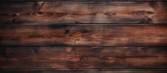 Naklejka premium Dark wood textured surface