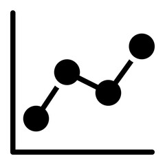 data analysis glyph icon