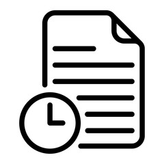 planner line icon