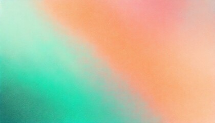 Colorful Summer: Orange, Teal, Green, and Pink Abstract Grainy Gradient
