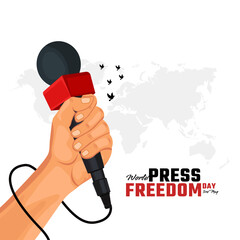 World Press Freedom Day Social Media Post. World Press Freedom Day or World Press Day To Raise Awareness of The Importance of Freedom of The Press.