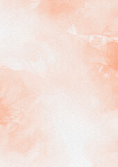 Fototapeta premium Abstract orange watercolor background paper texture