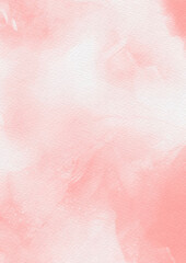 Abstract peach watercolor background paper texture