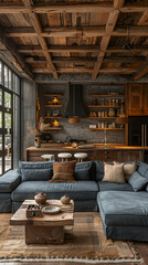 Gemütlicher Wohnbereich, made by AI