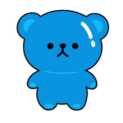 파란 젤리곰