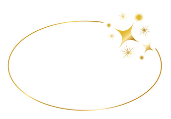 Golden Stardust frame twinkle frame decorating various festivals ornament isolated on white background transparent background png file ready to use