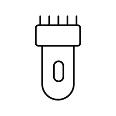 trimmer icon with white background vector stock illustration