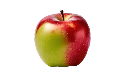 red and green apple. PNG image