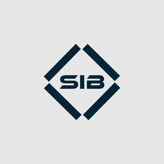 SIB logo. S I B design. White SIB letter. SIB, S I B letter logo design. Initial letter SIB linked circle uppercase monogram logo. S I B letter logo vector design. top logo, Most Recent, Featured,