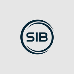 SIB logo. S I B design. White SIB letter. SIB, S I B letter logo design. Initial letter SIB linked circle uppercase monogram logo. S I B letter logo vector design. top logo, Most Recent, Featured,