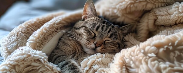 An intimate portrait of a cat's captivating gaze as it peers out from the folds of an orange textile.
