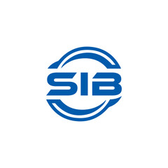 SIB logo. S I B design. White SIB letter. SIB, S I B letter logo design. Initial letter SIB linked circle uppercase monogram logo. S I B letter logo vector design. top logo, Most Recent, Featured,