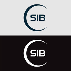 SIB logo. S I B design. White SIB letter. SIB, S I B letter logo design. Initial letter SIB linked circle uppercase monogram logo. S I B letter logo vector design. top logo, Most Recent, Featured,