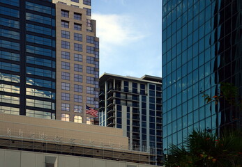 Modern Buildings in Downtown Orlando, Florida