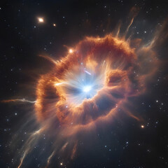 a supernova in space - obrazy, fototapety, plakaty