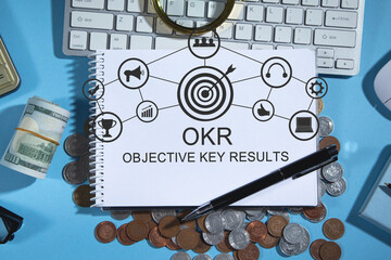 OKR. Objective Key Results. Business concept - 790550197