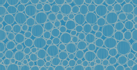 Background with seamless pattern of lines and curves.