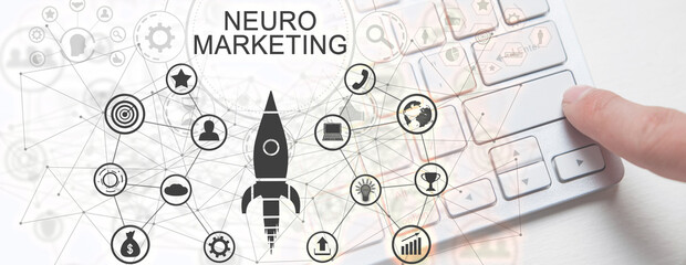 Neuromarketing concept. Business. Internet. Technology - 790550722