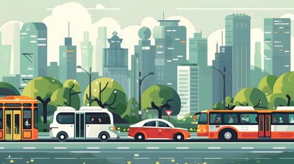 Green Transportation Solutions - Electric Vehicles, Public Transit, and Carpooling