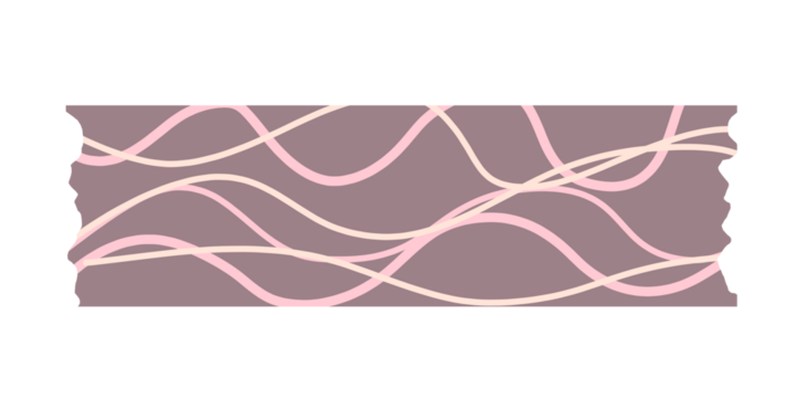 underwear isolated on white washi tape pink color motif abstract 