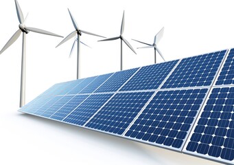 Renewable Energy: Solar Panels and Wind Turbines