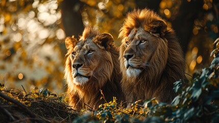 Golden Hour Lions