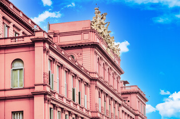 The Pink House Casa Rosada also known as Government House Casa de Gobierno