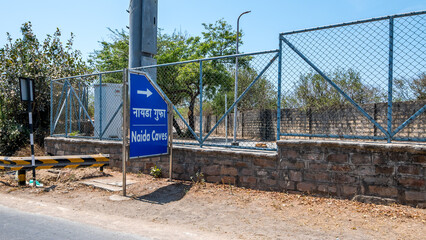 Naida caves rock formations are located close to the Diu Fort, behind the Arabian Sea