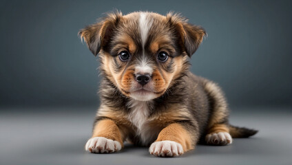 beautiful puppy without background 