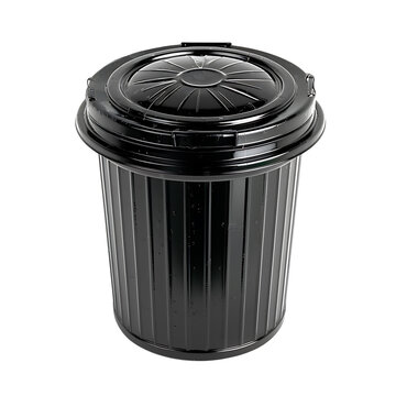 recommend clip art: Trash can on isolated transparent background